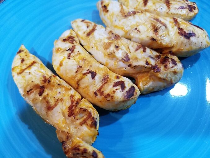 Buffalo Ranch Chicken 3 of 3 Grilled Buffalo Ranch Chicken tenders