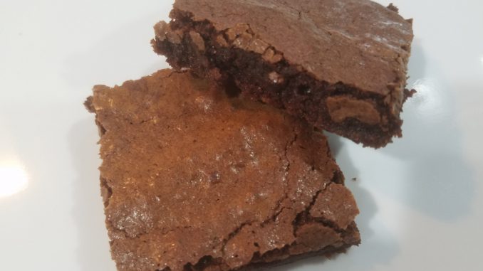 Brownies 3 of 3 Brownies on a plate ready to eat