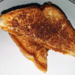 toasted chorizo and cheese sandwich