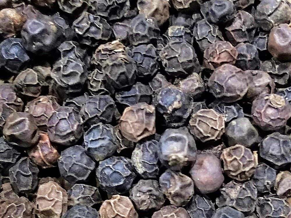 Black Pepper and Peppercorn Shawn On Food