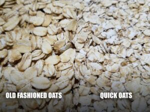 Image showing the Difference Between Old Fashioned Oats and Quick Oats