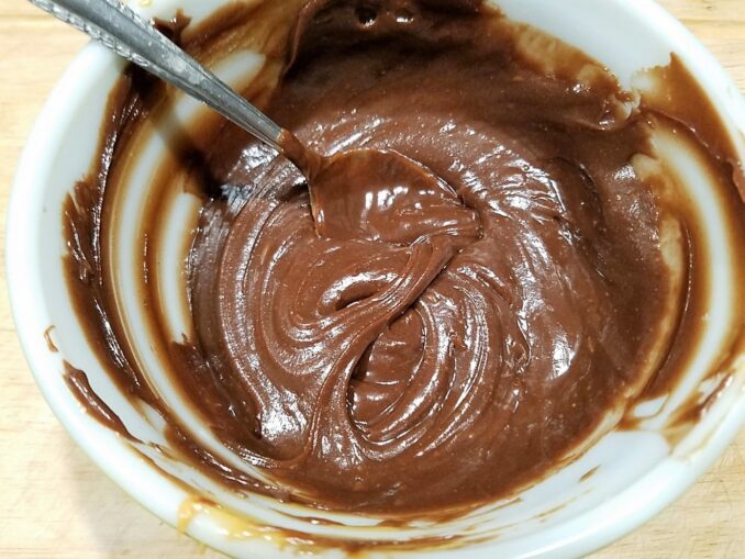 Chocolate Peanut Butter Spread in a bowl