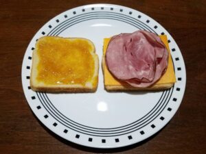 Honey Mustard and Honey Ham Grilled Cheese Sandwich