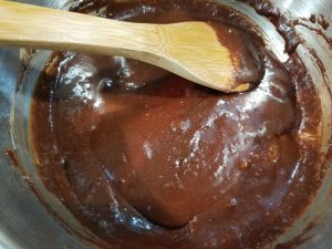 Brownie batter