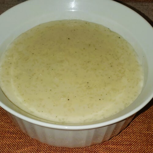 Rice pudding (no eggs) Shawn On Food